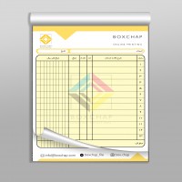 فاکتور گلاسه زیر تحریر 2000 شماره