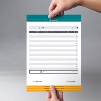 فاکتور گلاسه زیر تحریر 1000 شماره